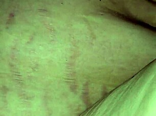 Pregnant milf spreads her pussy for some camp sex fun