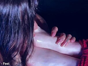 rotten venus tickles bound bia's perfect feet