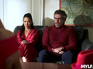 Intriguing reality where milf mother in law creampies personal assistant.