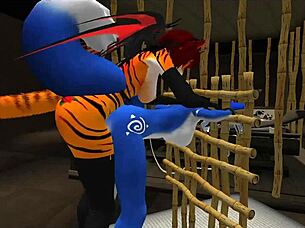 i, blue vixen, get used properlly and lots in this bdsm fucking with blowjob and latex