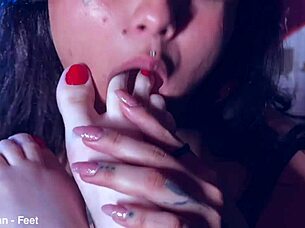 rotten venus tickles bound bia's perfect feet