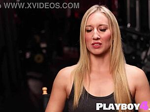 big ass babe stretches with milf after workout 😏