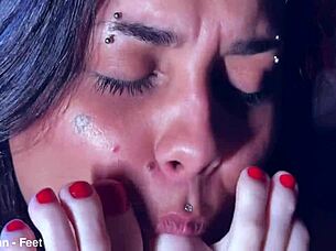 rotten venus tickles bound bia's perfect feet