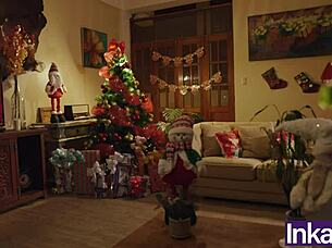 I join Grinch and Victoria Camargo messing up Christmas with wild anal fun.