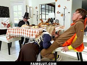 I Put My Stepdads Dick in My Mouth and Sucked It Until My Stepbrother and Mom Caught Us - Famslut