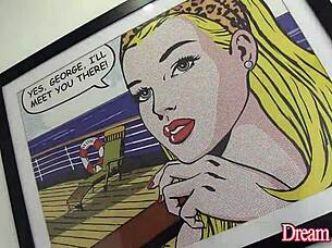 Shemale Amanda Fialho gets intensely barebacked by two guys in a hardcore anal threesome