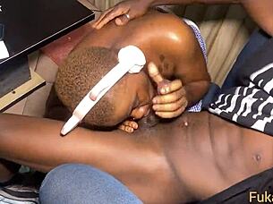 Teacher, is the ebony student fucking you?