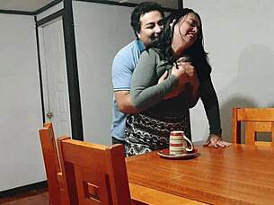 I Fucked My Stepmother While She Was Clearing The Table