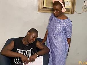 Teacher, is the ebony student fucking you?