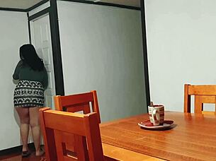 I Fucked My Stepmother While She Was Clearing The Table