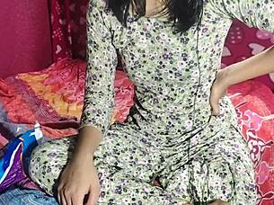 Indian teen step sister loves to fuck her step bro after fight 😍