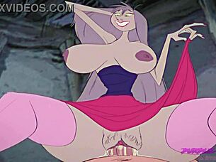 inside madam mims cottage where that slut gets her boobs sucked and ass fucked