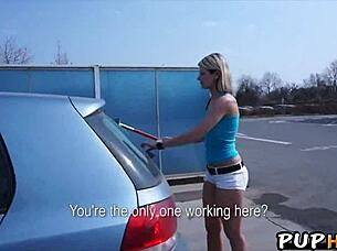 Hot Teen Tracy Anderson Fucked Hard in Public Pickup