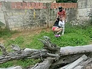 i saw dis teen schoolgirl ridin n suckin in lingerie at da abandoned house