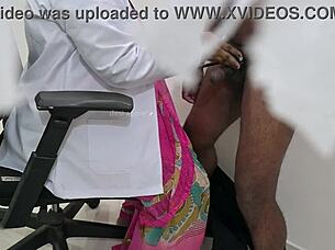 telugu doctor checking patient dick in clinic.