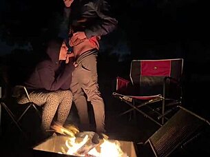 impregnating creampie in public campsite