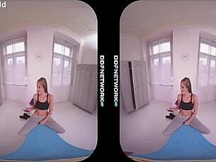 emotional locker room seduction with hungarian