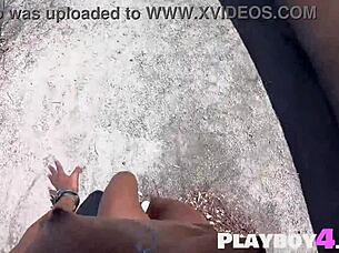 Bubble butt milf latina poses for playboy