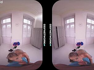 emotional locker room seduction with hungarian