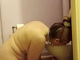 Slut chained for bdsm humiliation and dirty talk in public