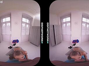 emotional locker room seduction with hungarian