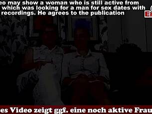 Jonge 18+ Duitse huisvrouw wil trio met ex-man