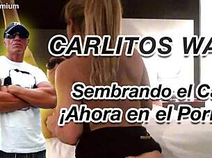 Sabrina Moon gives amazing blowjob with spitting and toys