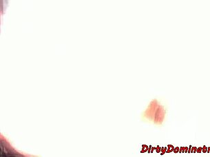 the glamourous european babe bent over for anal drilling and a facial