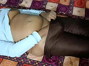 my stepsister is very horny and asks me to milk her and fuck her pussy indian desi cute bhabhi