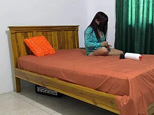 Wife masturbates as husband refuses sex after work