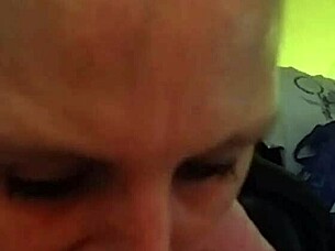 I give a horny blowjob sucking cock to this milf passionately.