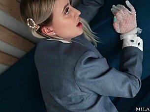 I came for the exam, but teacher fucked me hard and came on mouth.