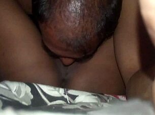 enjoying oral pleasure in a relaxing session