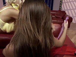 these two sexy lesbian firefighters love licking each other's juicy asses