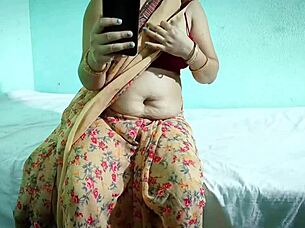 Desi lucky boy fucks his hot bhabhi instead of her husband.