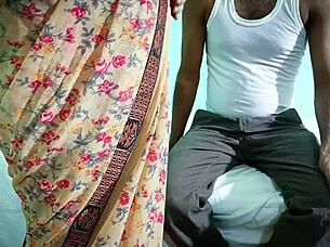 Desi lucky boy fucks his hot bhabhi instead of her husband.