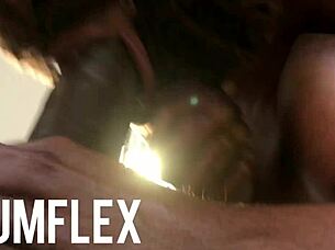 the freaky milf rides monster cock to orgasm in homemade doggystyle