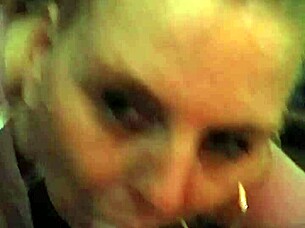 I give a horny blowjob sucking cock to this milf passionately.