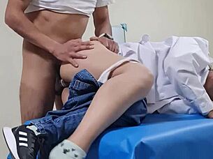 Real spy cam of workers at Puebla hospital 😳