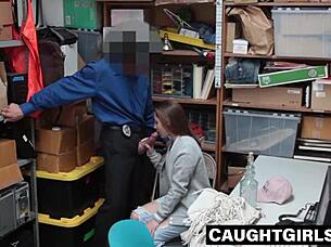 I, the officer, fucked the cum craving hayden hennessy hard at work.