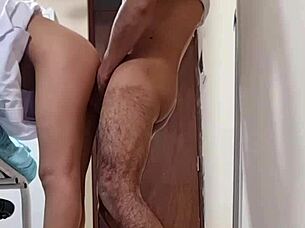 Real spy cam of workers at Puebla hospital 😳