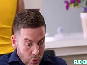 stepmom keeps chastity away with dick 😏