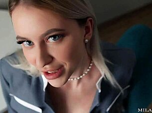 I came for the exam, but teacher fucked me hard and came on mouth.