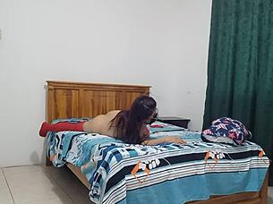 Stepmother In Lingerie Prepares For Intense Sex, Her Big Vagina Delicious And Ready