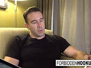 Horny guy fucks his wife's sister hard