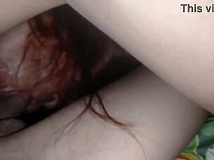 This student girl gets her pussy fucked until wet with a fake dick in her ass