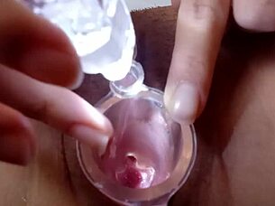 watch me open my pussy with dildo for masturbation?