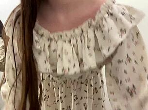 Petite Babe Tries Dress Then Gets Fucked Hard