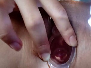 watch me open my pussy with dildo for masturbation?