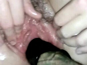 Fisting and sucking my wife's nasty loose pussy is so hot! 😈